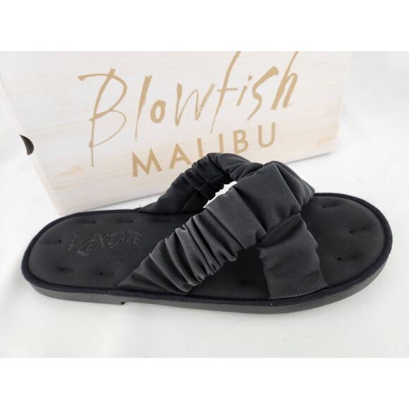 Blowfish Malibu Womens 11 Nook Slide SandalsBlack‎ Flip Flop Super Comfortable - Picture 8 of 8